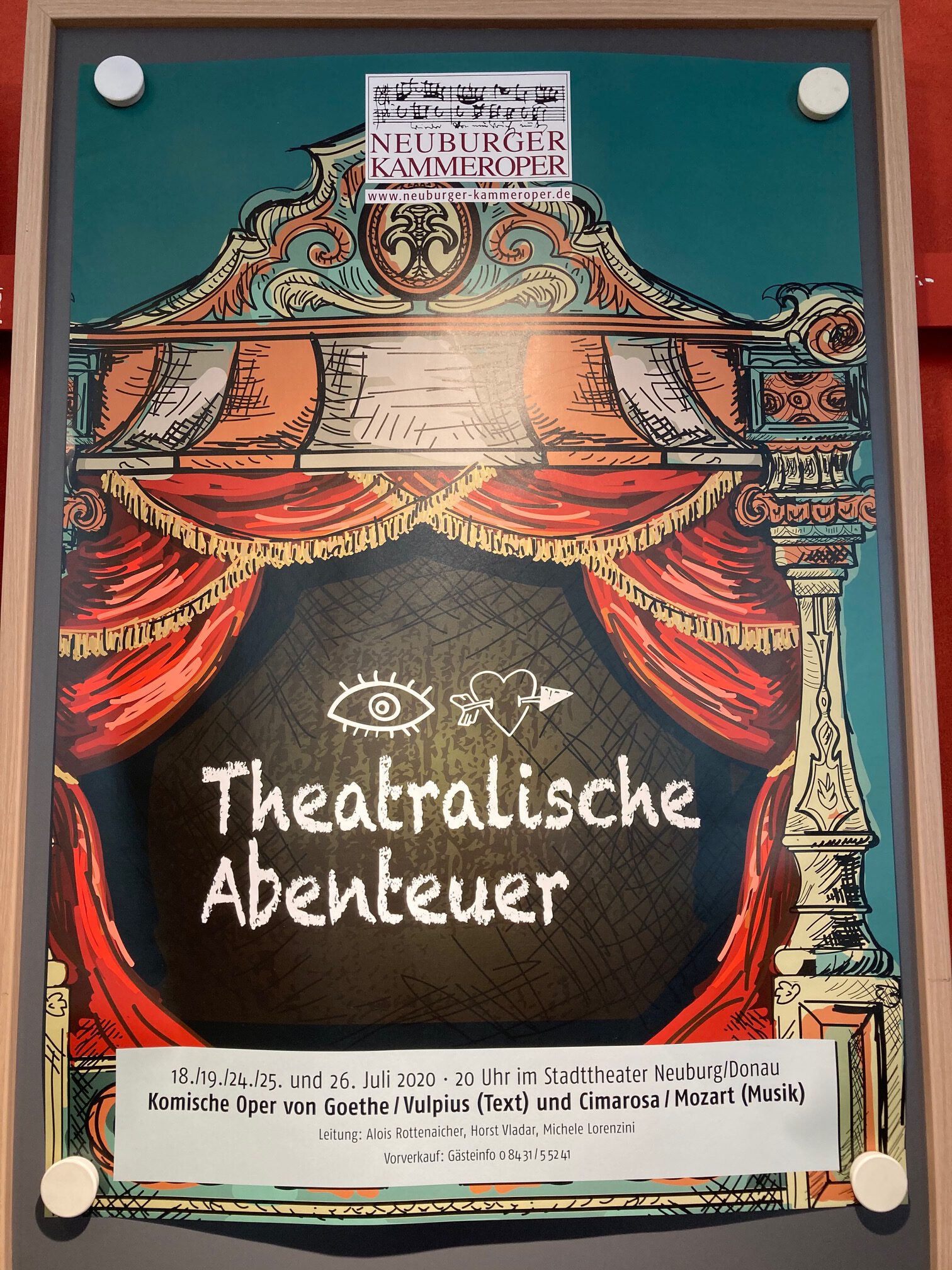 Neuburger Kammeroper „Theatralische Abenteuer“